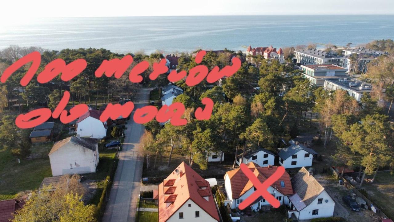 Dom Goscinny Latarenka Niechorze Buitenkant foto
